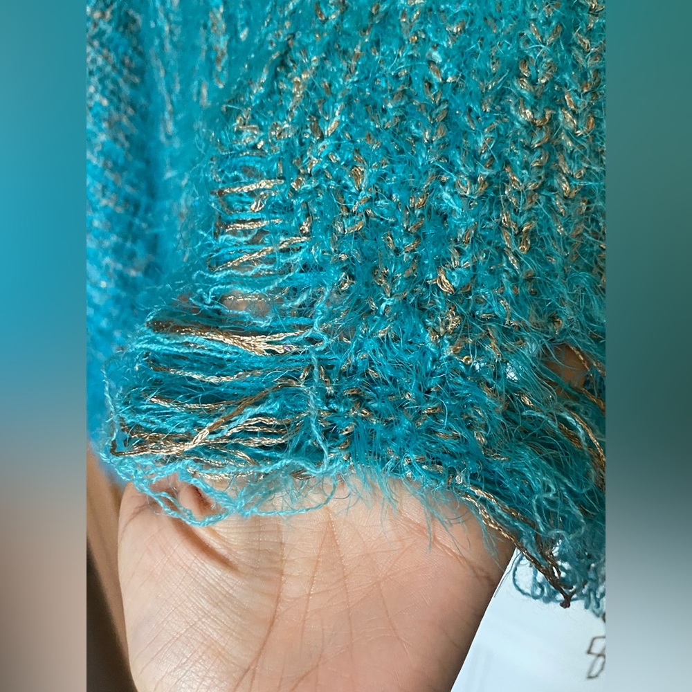 Distressed Oversized Sweater - Picture 3 of 5